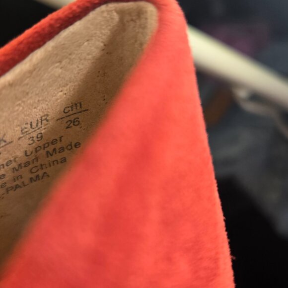 ๐ Autumn Enchantment Heels โ Franco Sarto ๐ Size 9  Suede block heels - Picture 5 of 8